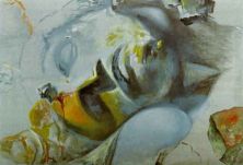 Haga click para ver la imagen ampliada 1982_36_rock figure after the head of christ in the 'pieta' of palestrina by michelangelo 1982.jpg